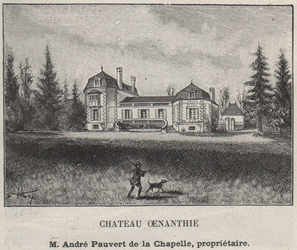 CANTON DE SAINTE-FOY. SAINT-ANDRÉ-ET-APPELLES. Chateau Oenanthie. SMALL 1908